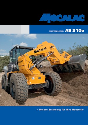Колесные погрузчики Mecalac AS 210 e