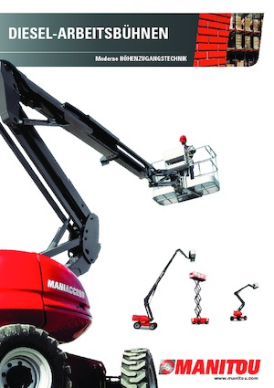 Ножничный подъёмник Х на колесах Manitou 100 SC